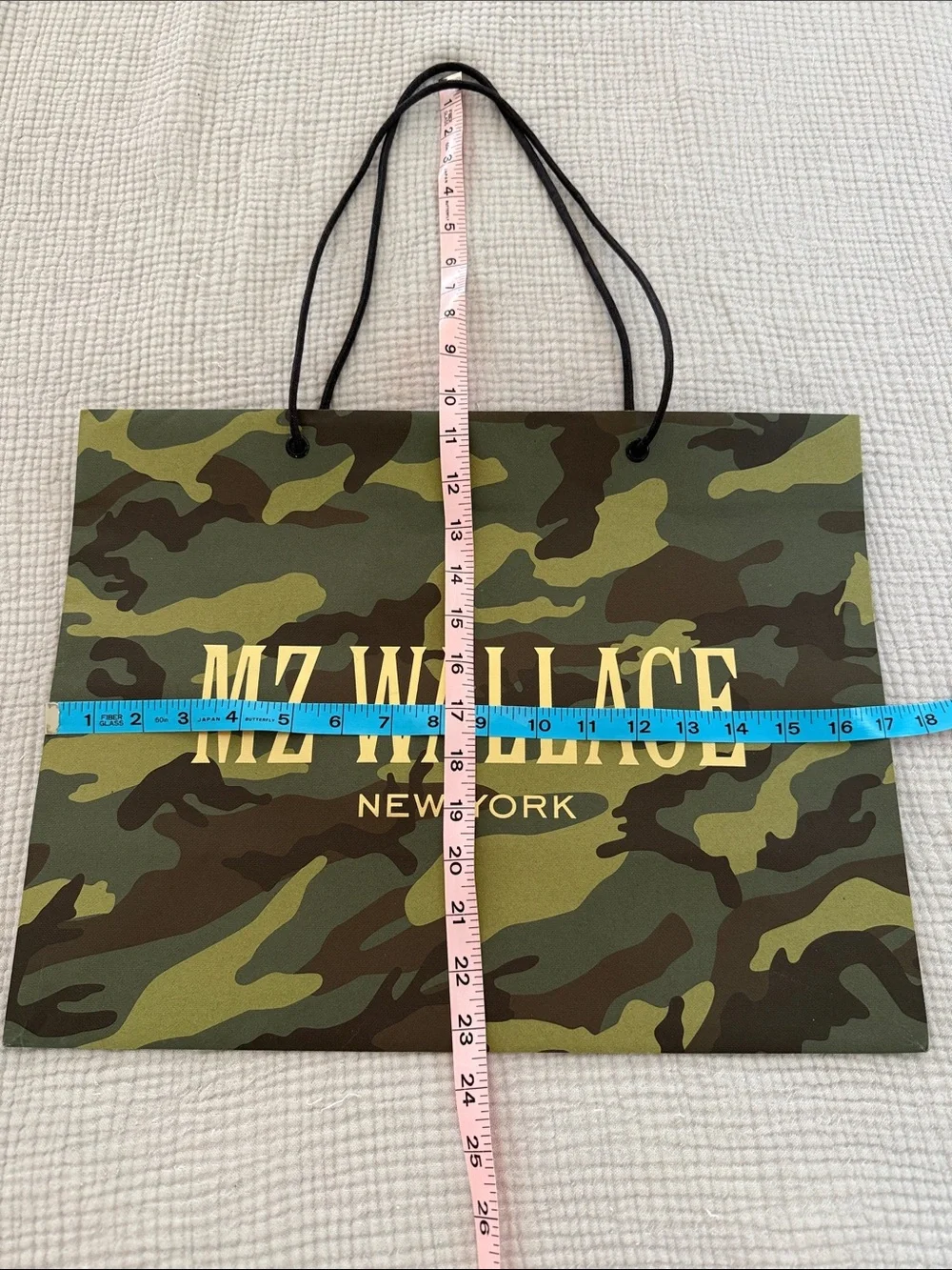 MZ WALLACE Camo Paper Shopping Bag